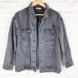 Women's Classic Gray Denim Jacket